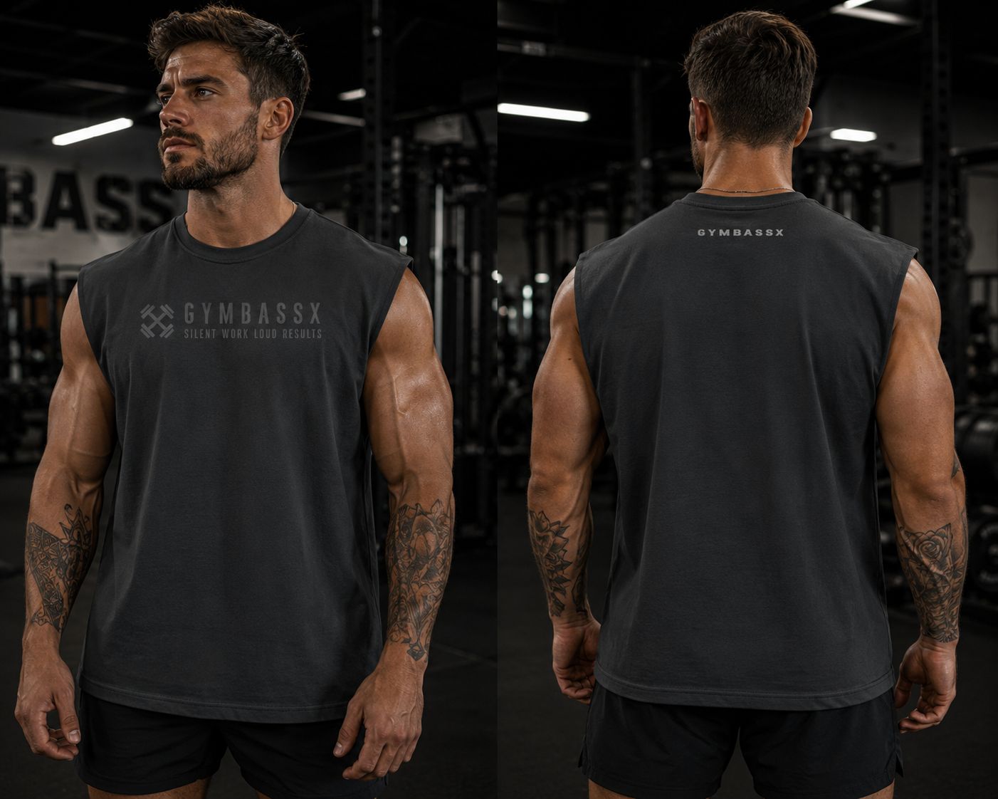 GYMBASSX Strong Silent Tee