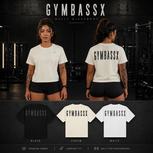 GYMBASSX Noir Oversized Tee
