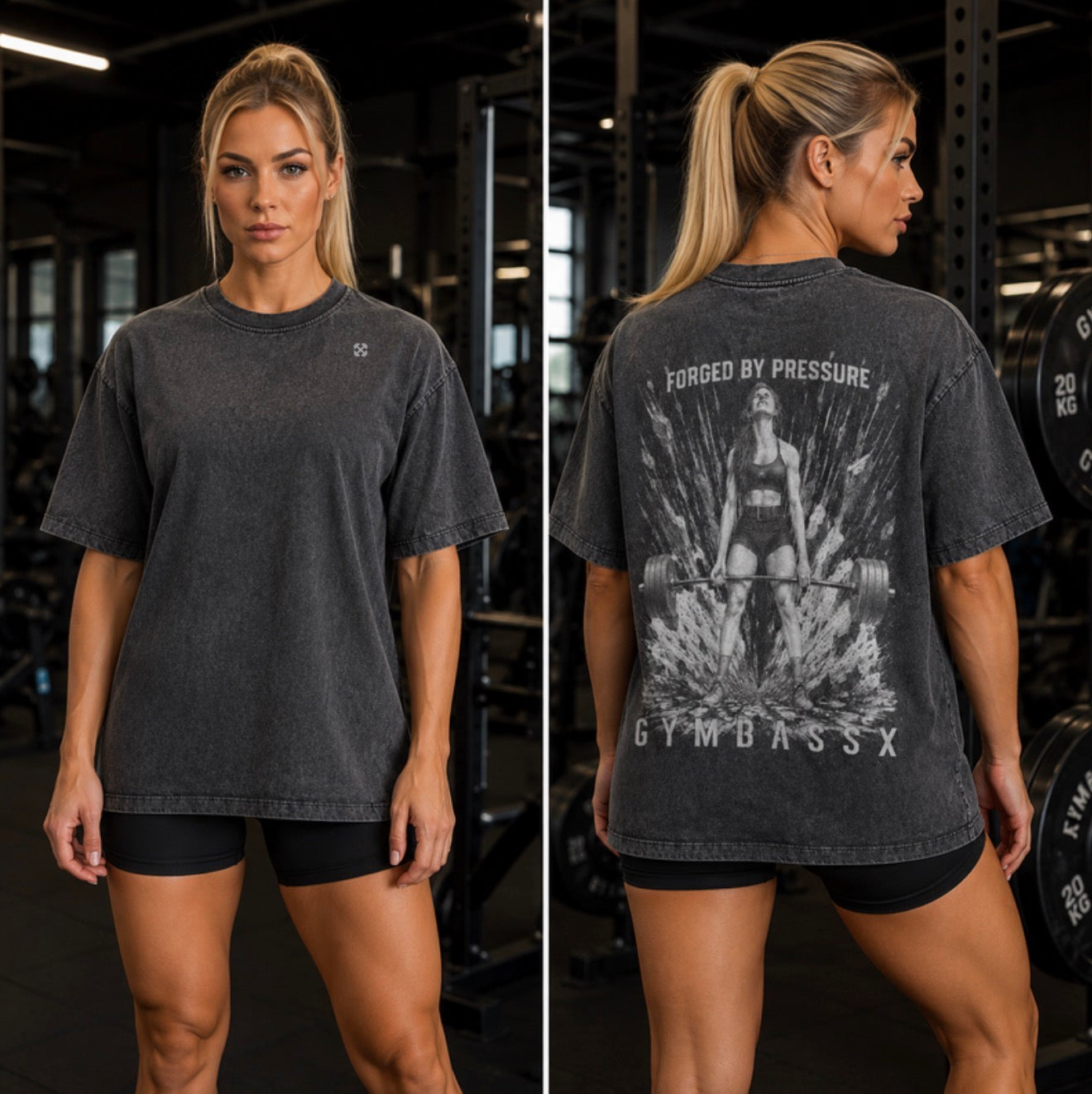 GYMBASSX Women's Forged By Pressure Tee