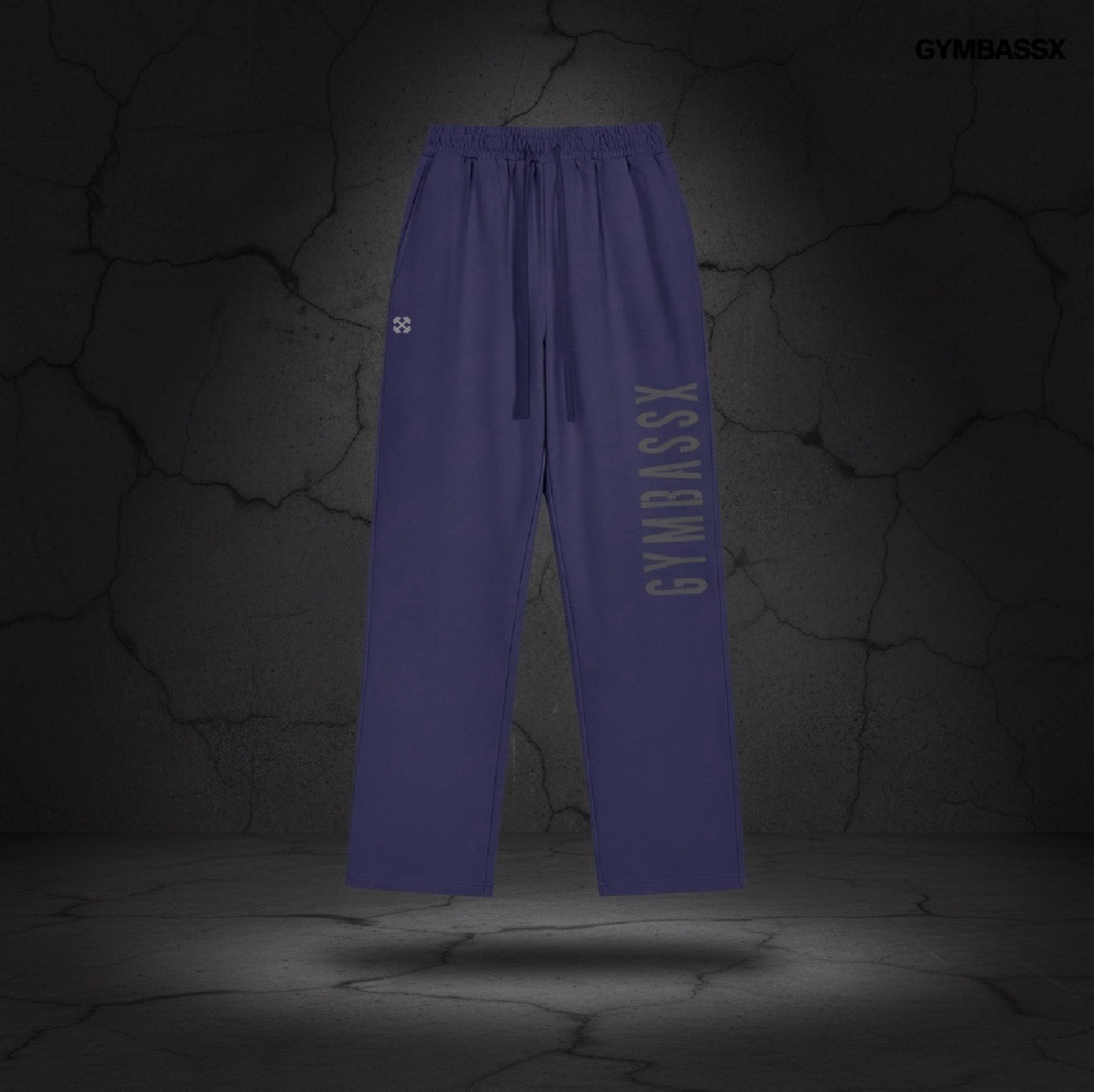 GYMBASSX Women’s Silent Work Wide-Leg Sweatpants