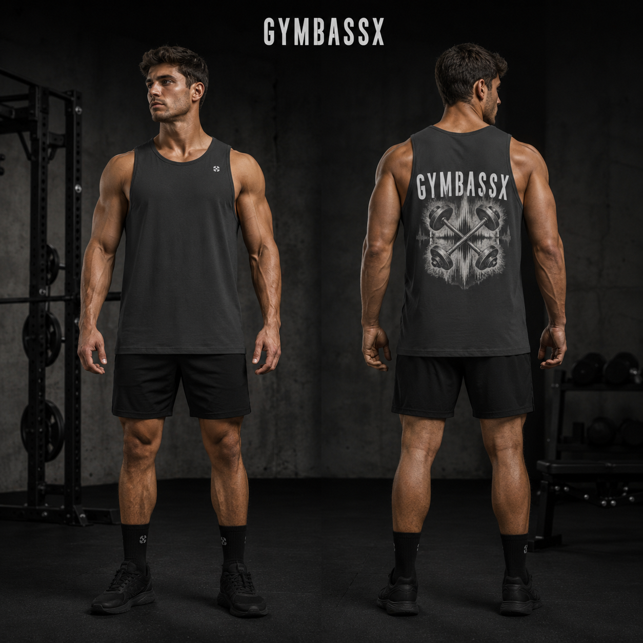 Longline Loose Oversized Iron Pulse Oversized Men’s Tank