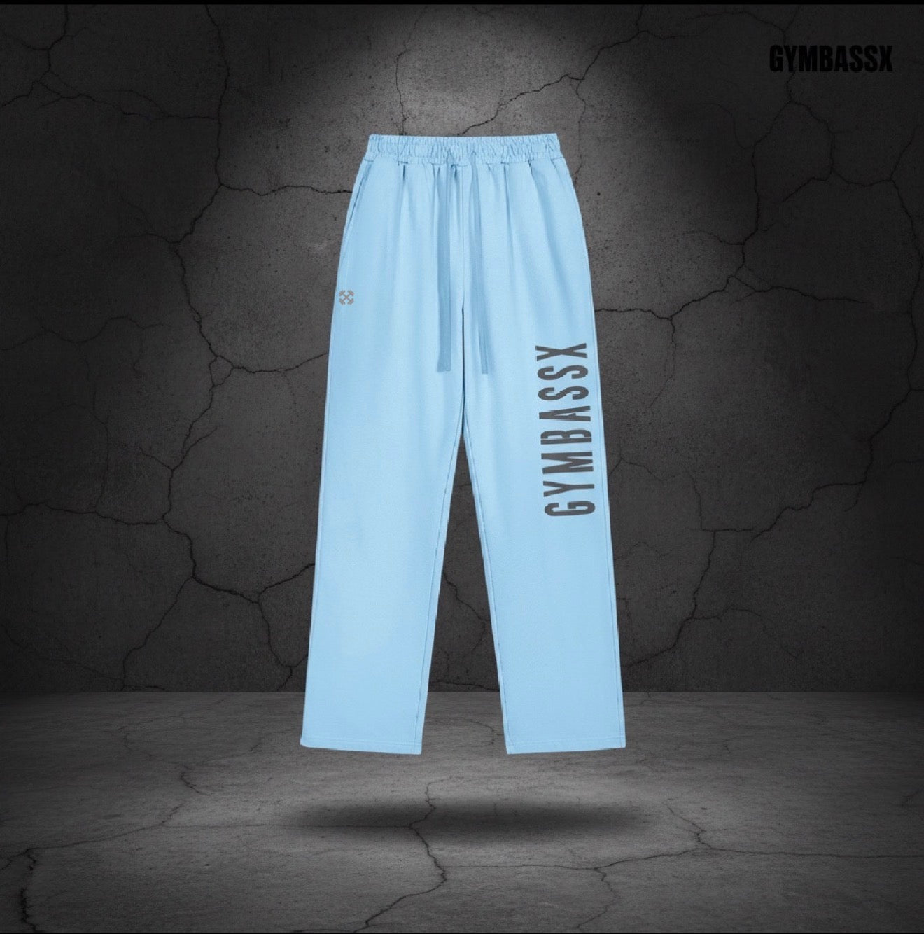 GYMBASSX Women’s Silent Work Wide-Leg Sweatpants