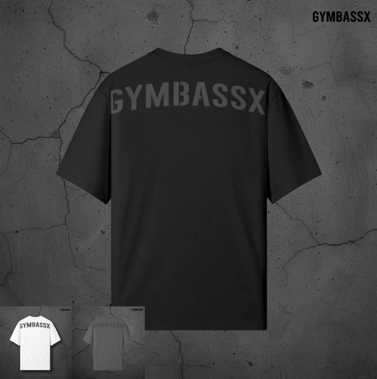 GYMBASSX Shadow Core Heavyweight Tee