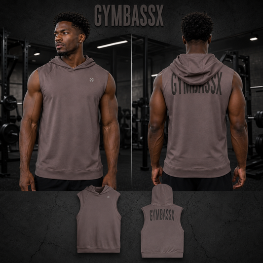 GYMBASSX Shadowcore Sleeveless Hoodie