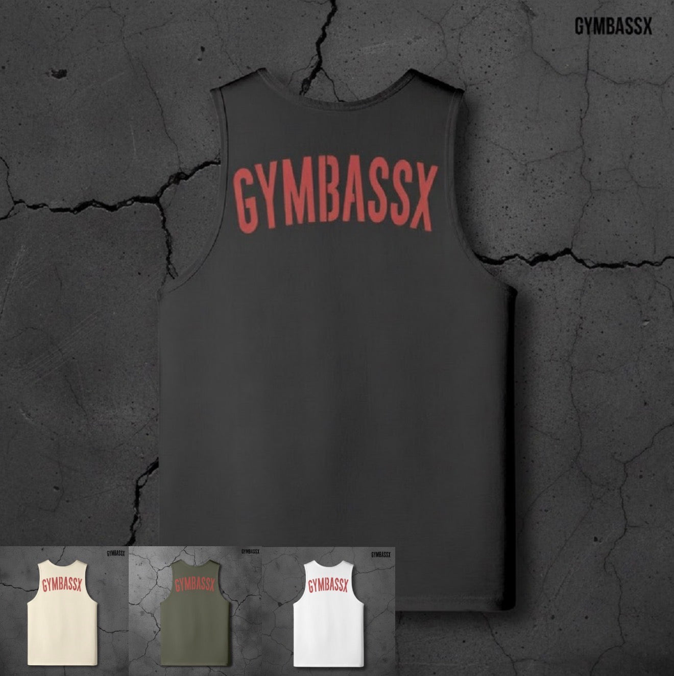 GYMBASSX OVERSIZED Phantom Crypton Tank