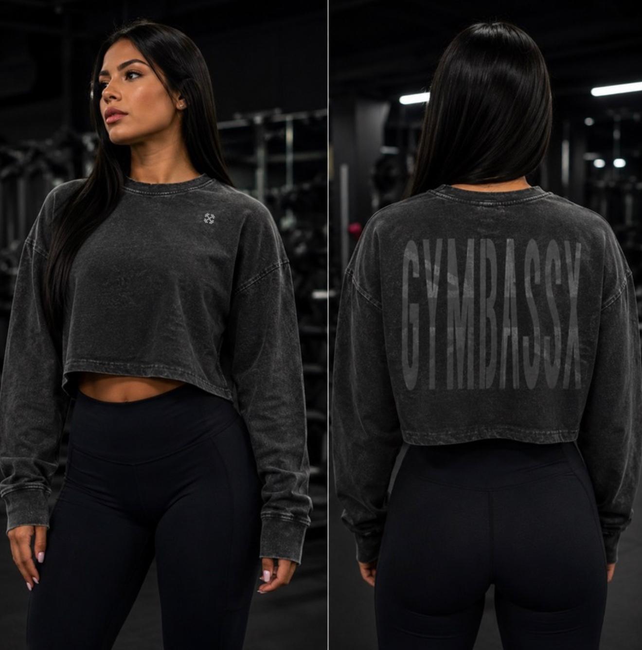 GYMBASSX Eclipse Cropped Long Sleeve