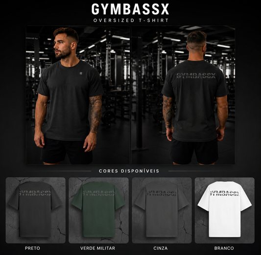 GYMBASSX OVERSIZED Crown Tee — Sage