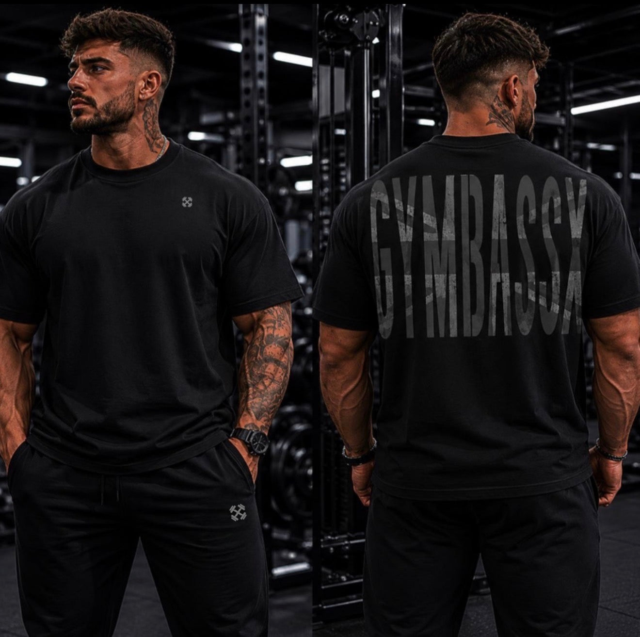 GYMBASSX OVERSIZED TITAN TEE