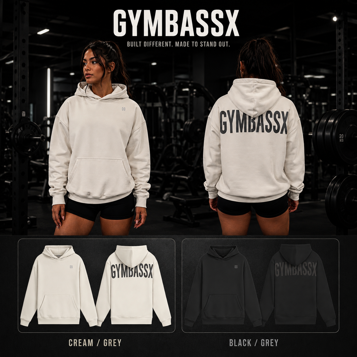 GYMBASSX Phantom Fade Hoodie
