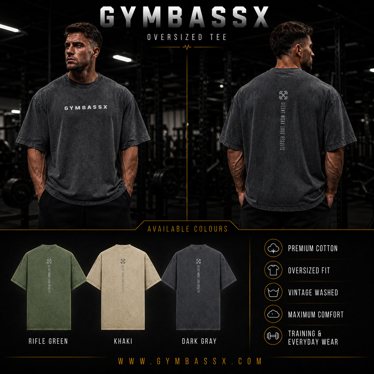 GYMBASSX Eternity Oversized Tee