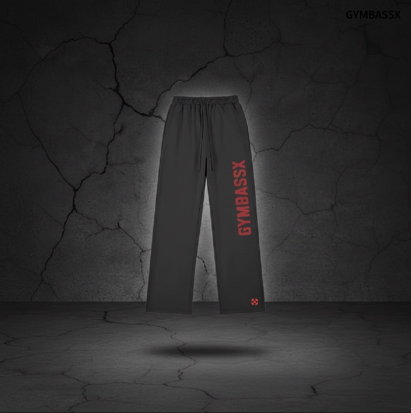 GYMBASSX Forged By Pressure Relaxed Sweatpants – Ivory