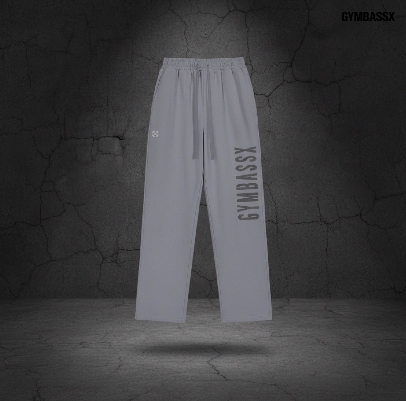 GYMBASSX Women’s Silent Work Wide-Leg Sweatpants