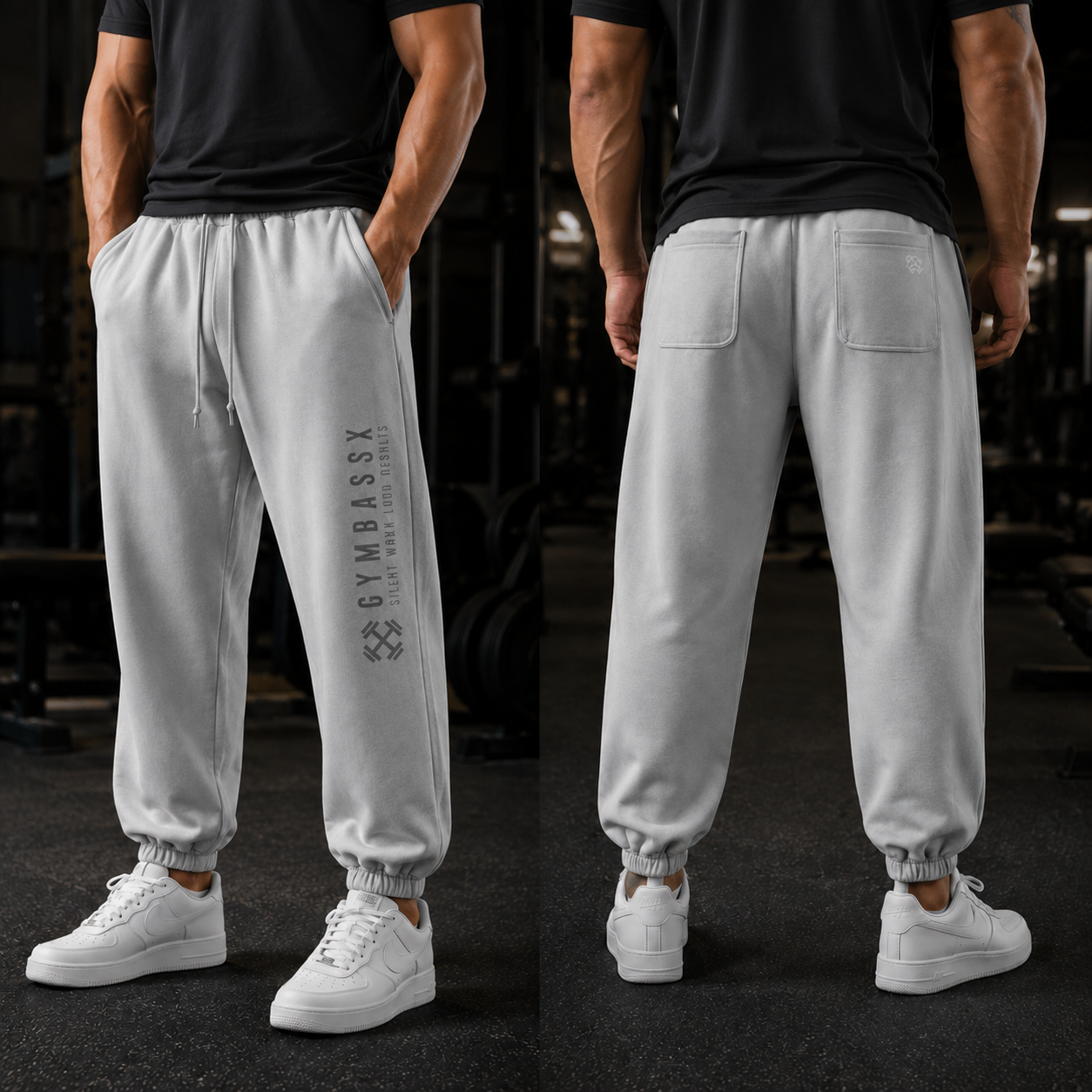 GYMBASSX Heavy Bass Washed Sweatpants