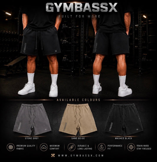 GYMBASSX Leg Day Cotton Sweatshorts