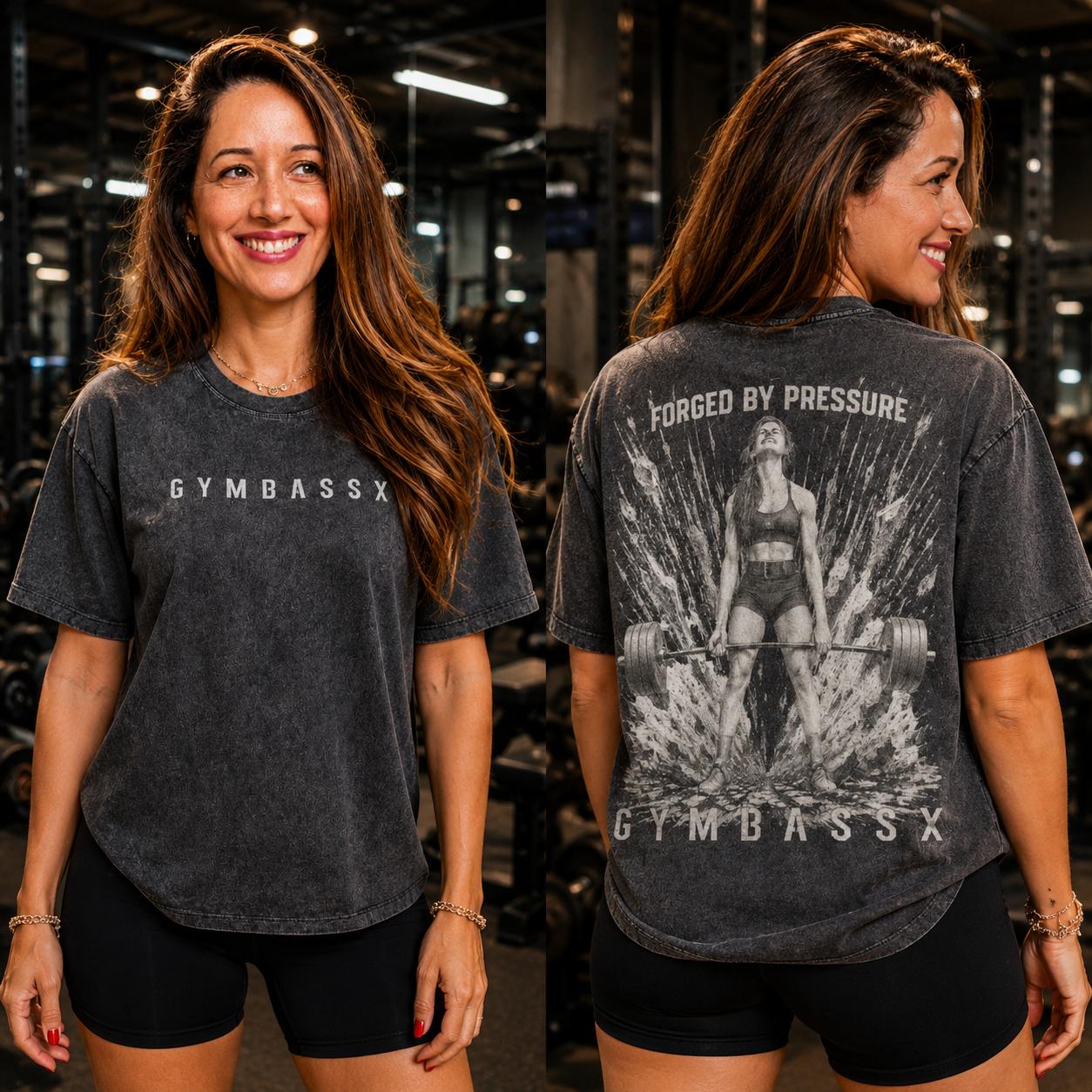 GYMBASSX Women's Forged By Pressure Tee
