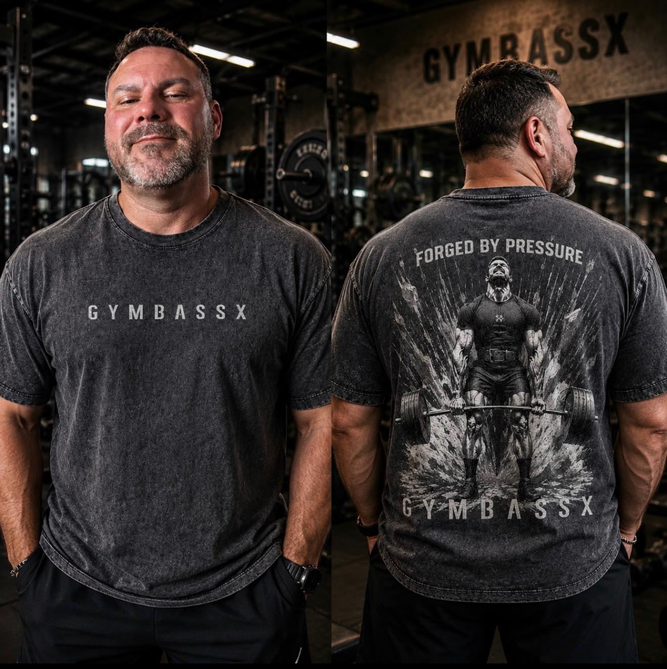 GYMBASSX Men's Forged By Pressure Tee