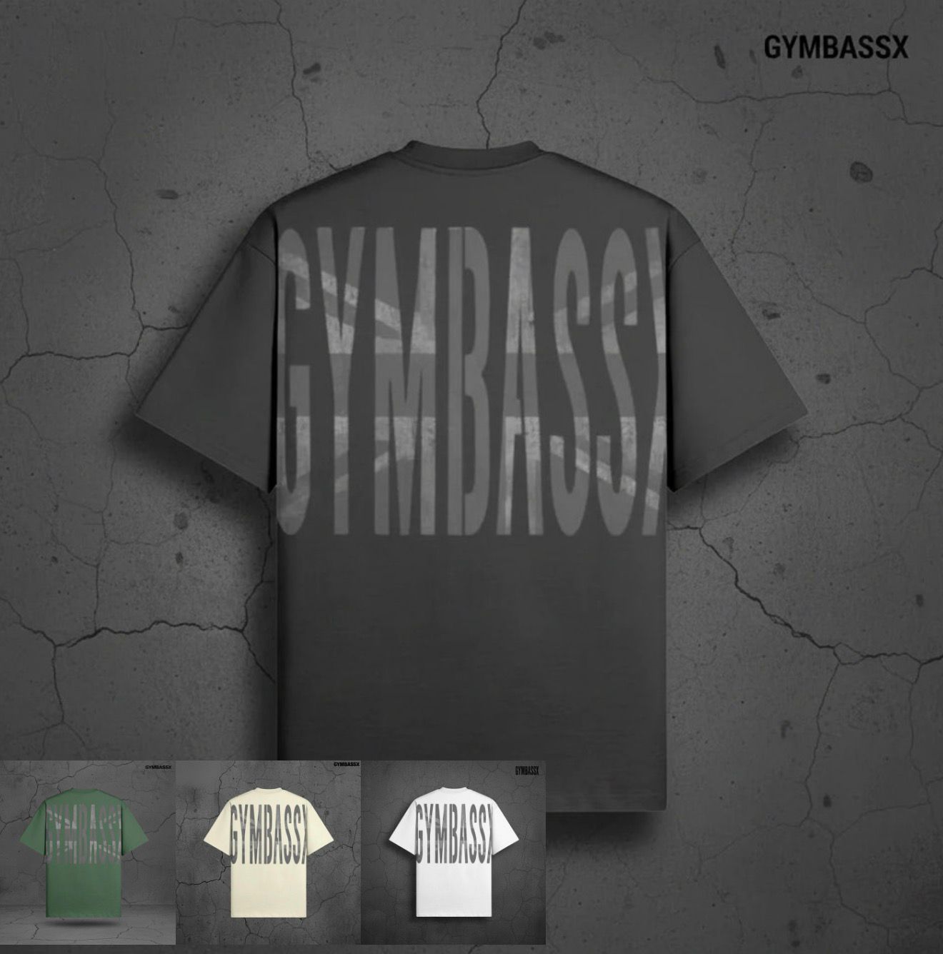 GYMBASSX Monument Oversized Tee