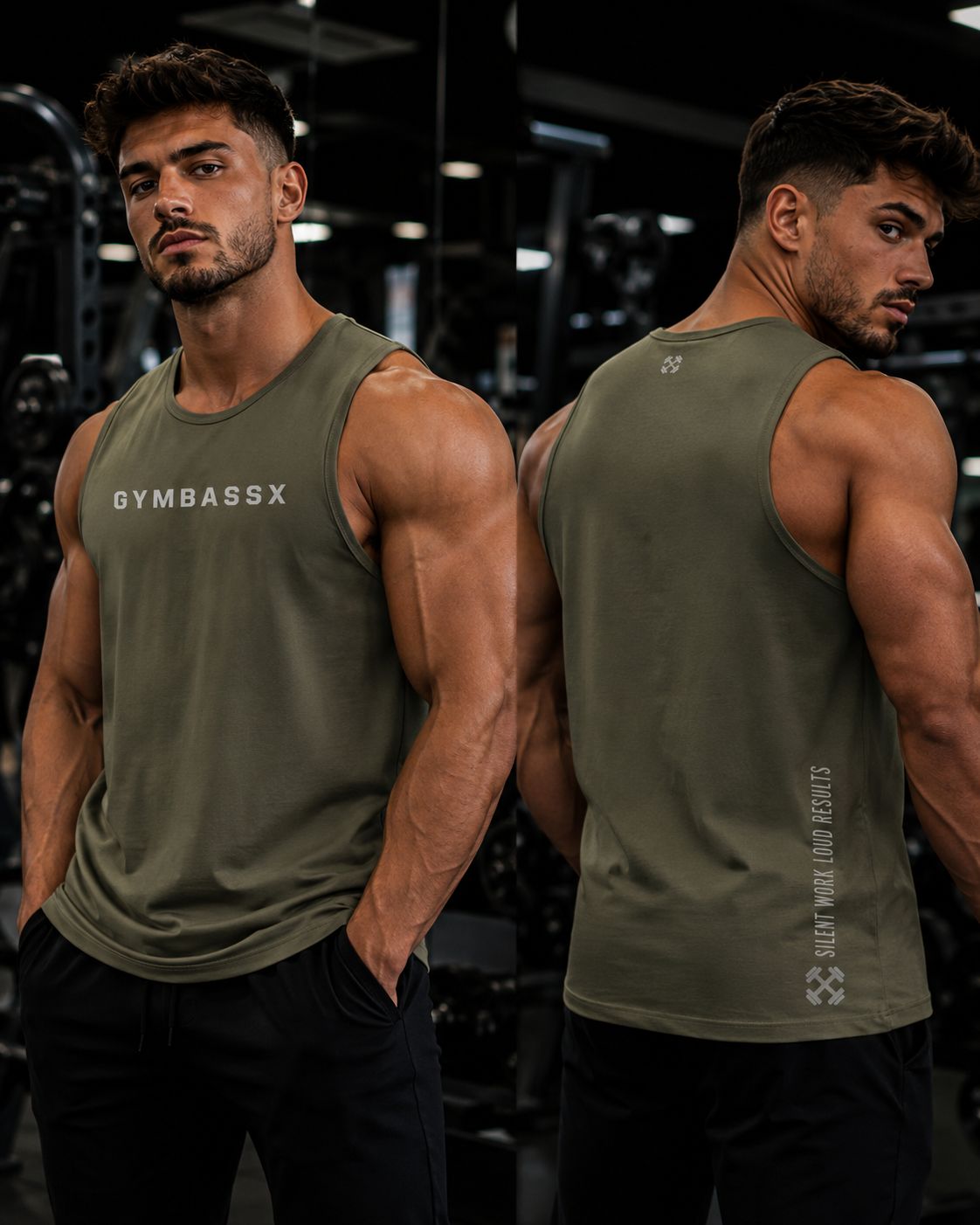 GYMBASSX Premium Heavyweight Tank